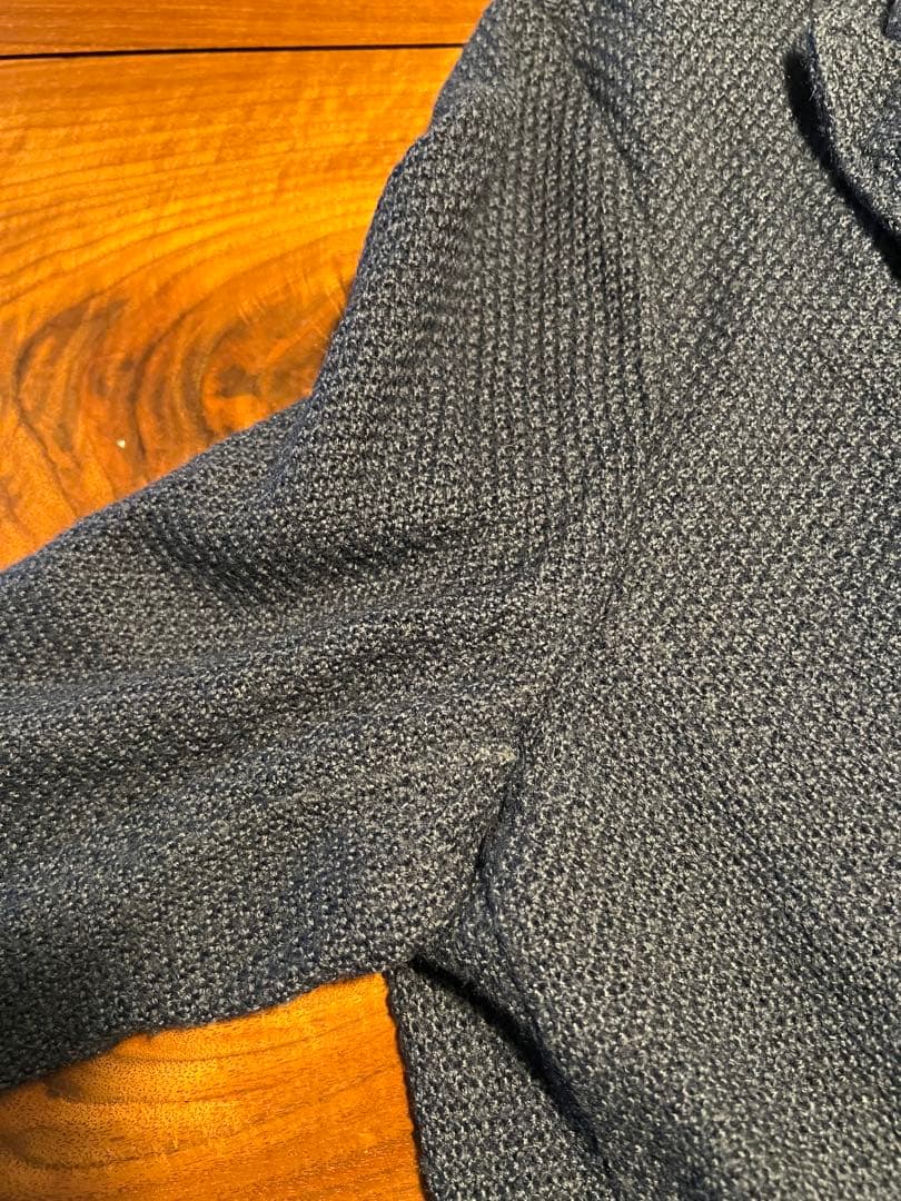 ゆった❗️ネイビーニットダブルジャケット　UNITED ARROWS L
