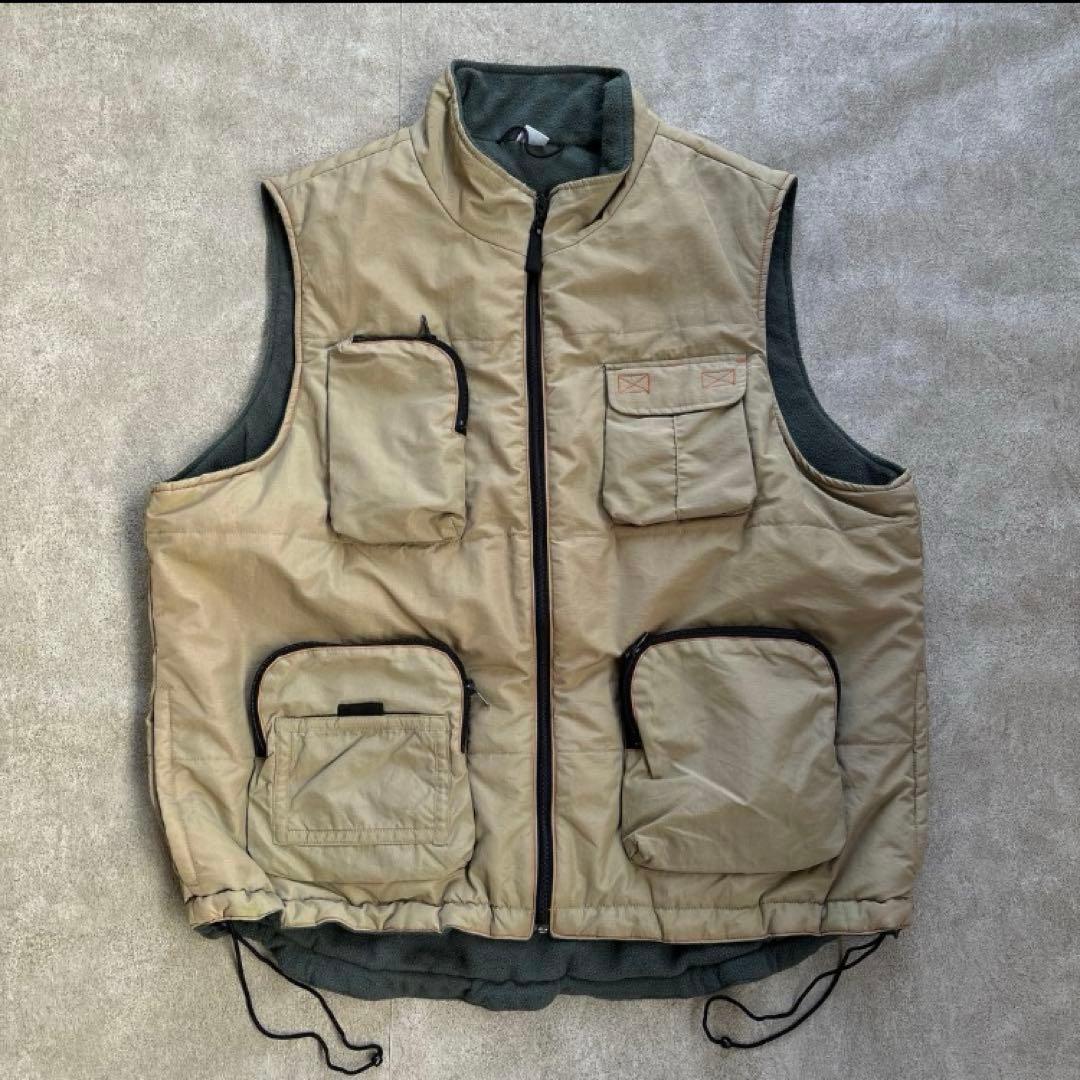 (古着)90s canyonblues ギミックベスト　テック