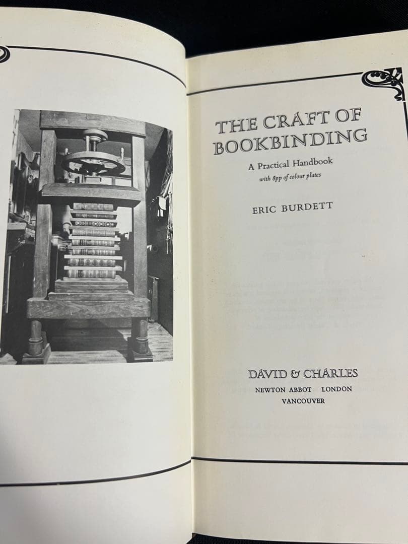 製本 ルリユールの名著 「The Craft of Bookbinding」レア