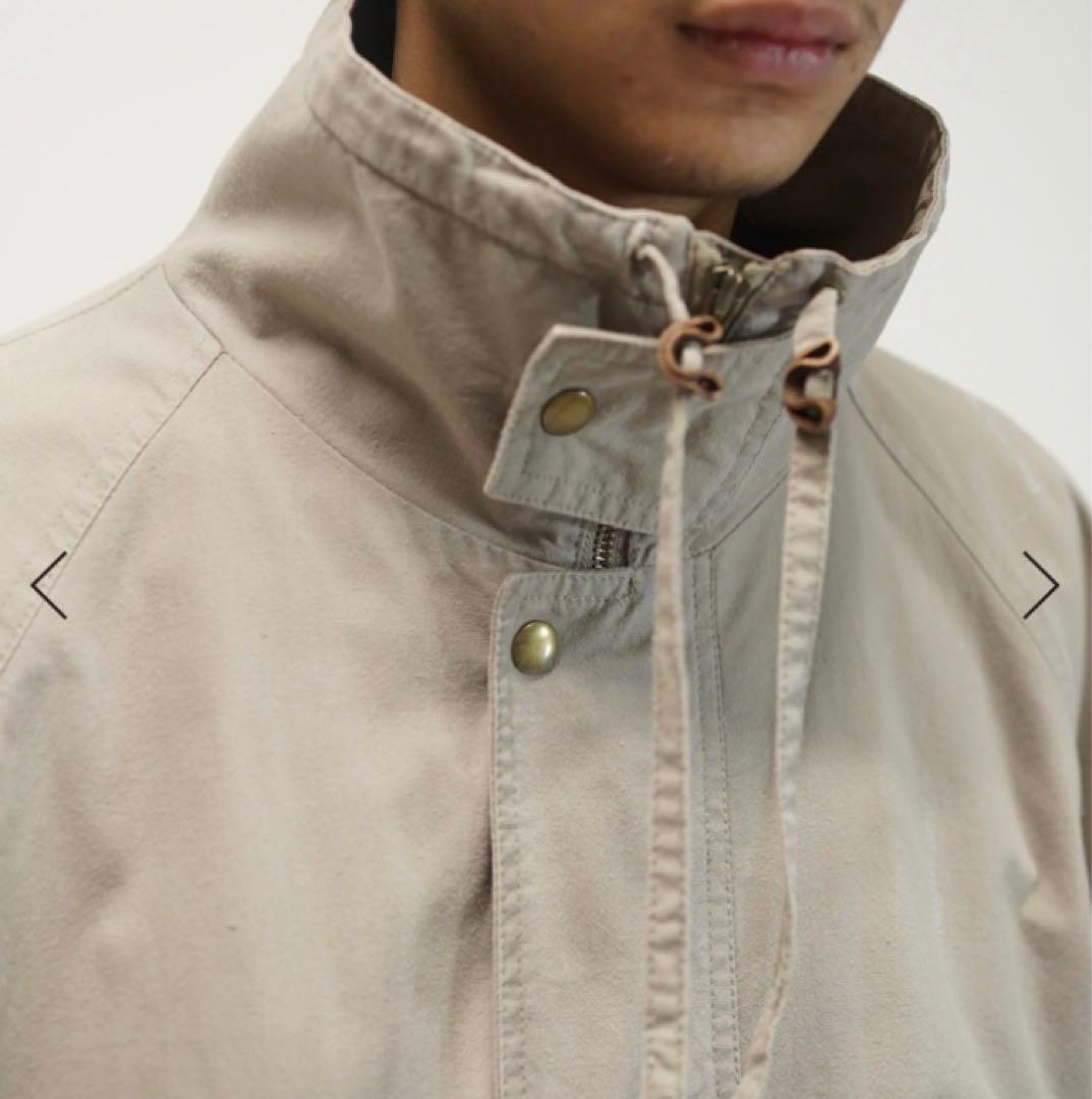《Eddie Bauer》80s スタンドネックジャケット ベージュ L
