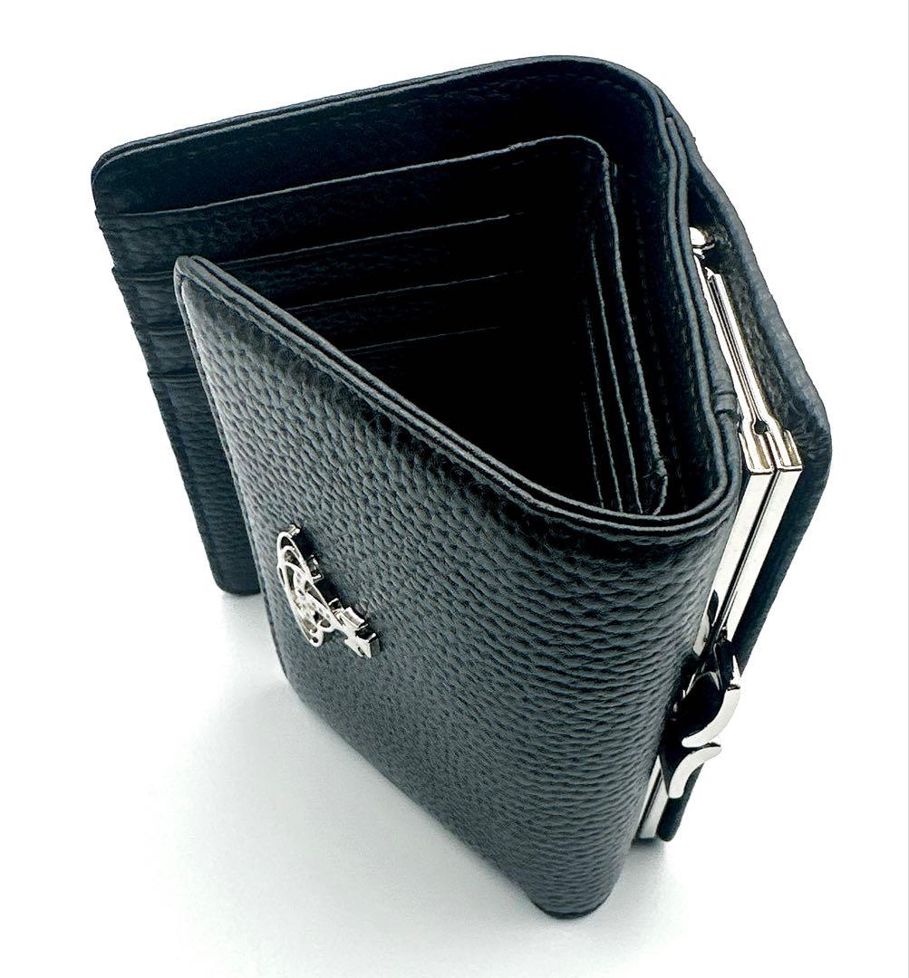 【新品✨人気】Vivienne Westwood 三つ折り財布/ブラック/黒