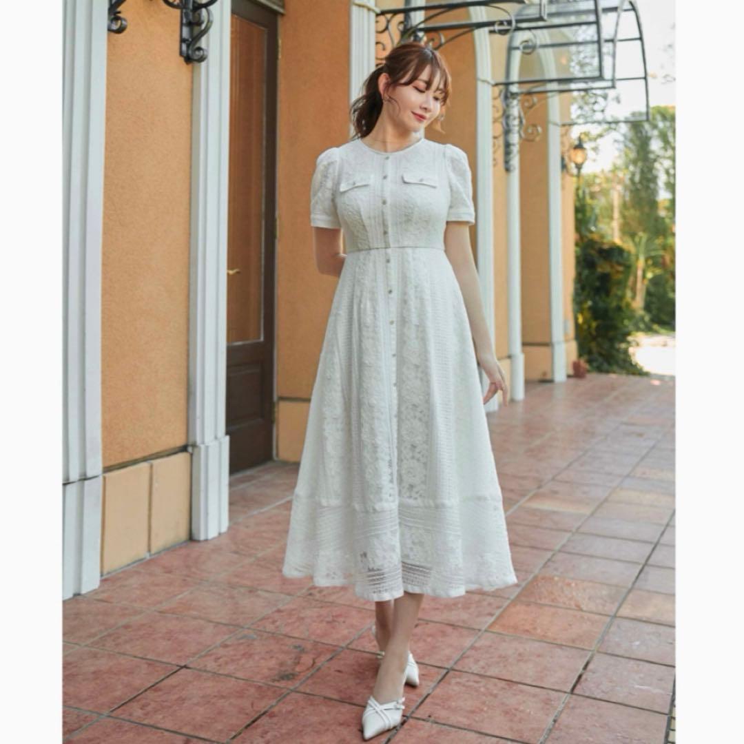Le  Monceau Lake Dress 白S