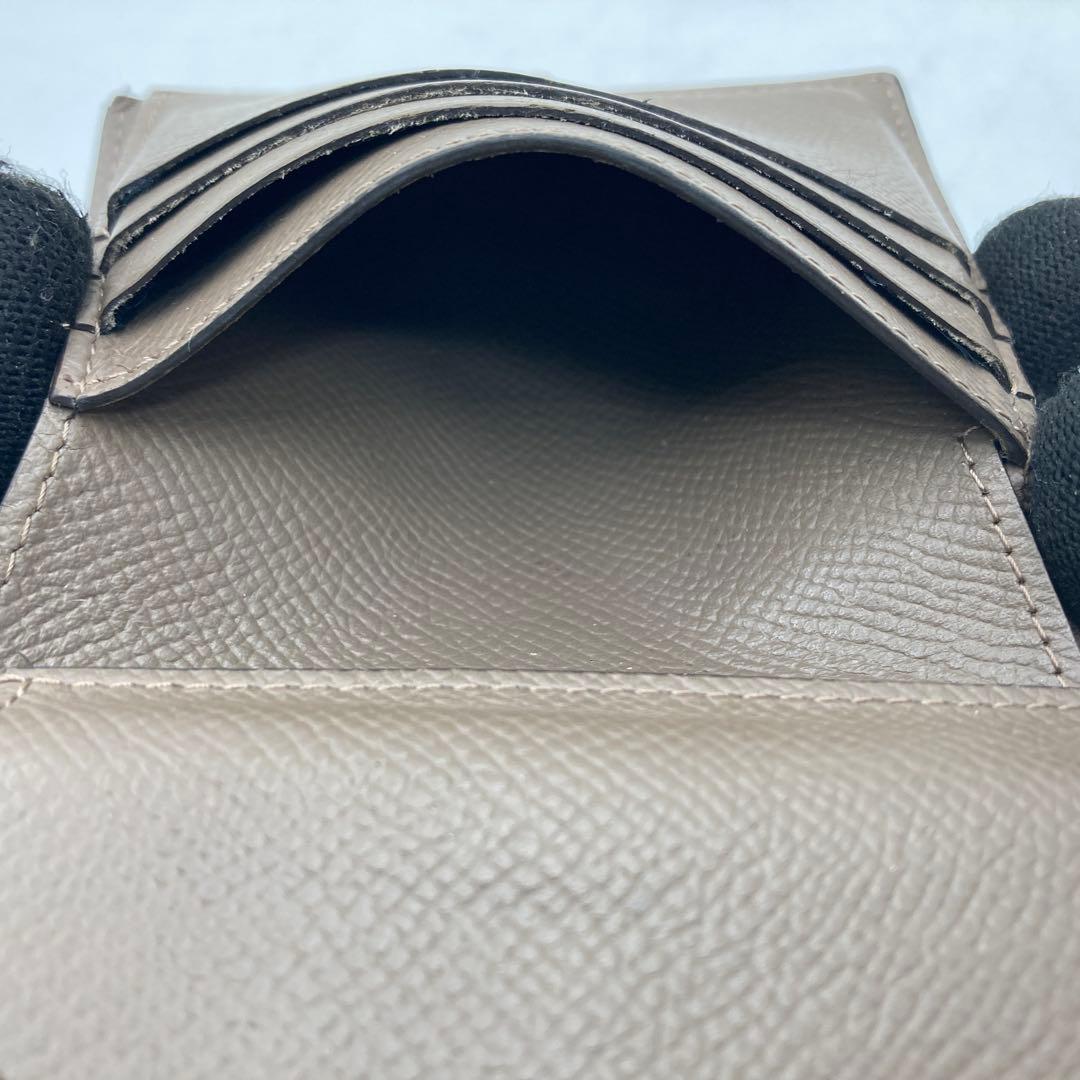 BONAVENTURA ボナベンチュラ 二つ折り財布 グレー レザー