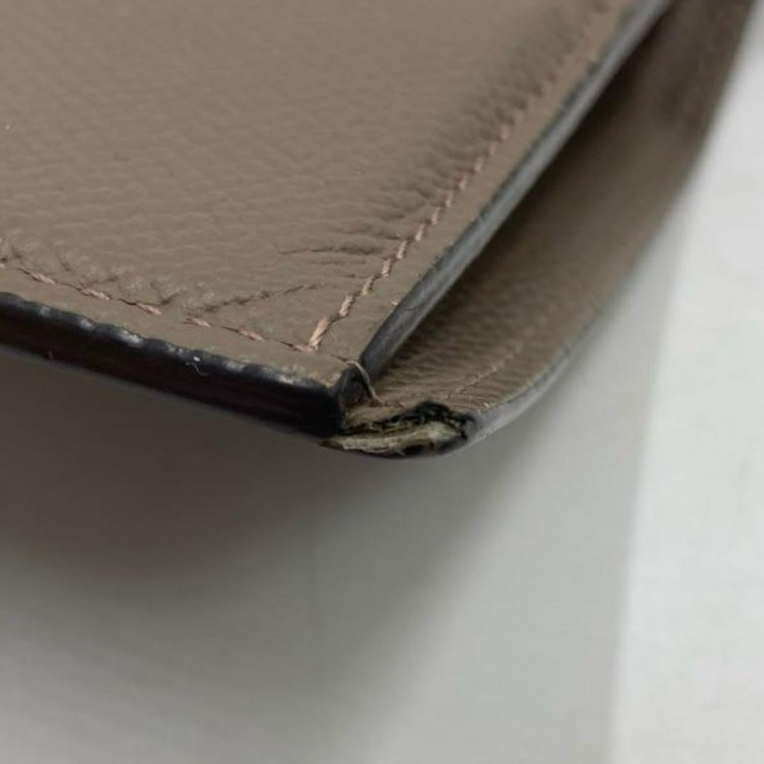 BONAVENTURA ボナベンチュラ 二つ折り財布 グレー レザー