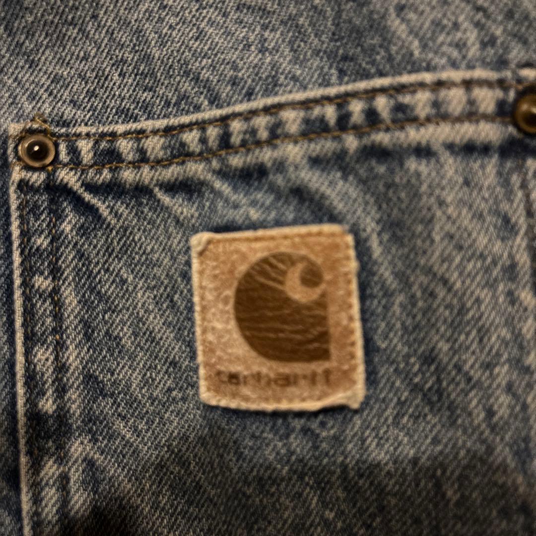 Carhartt デニムカバーオールチョアコートUSA製サイズL