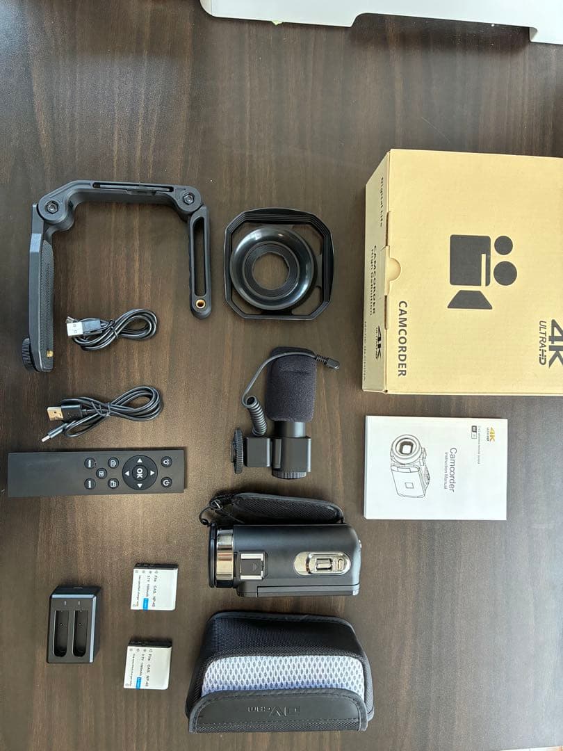 【新品未使用品】4Kビデオカメラ