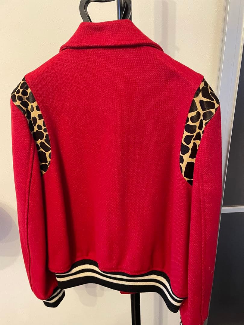 SAINT LAURENT 赤 テディジャケット 46