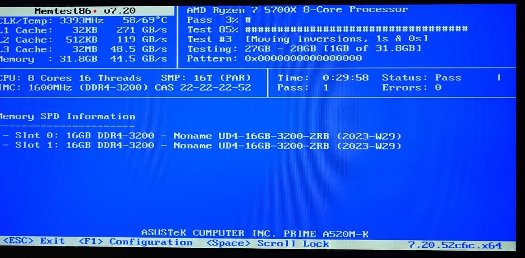 Hanye DDR4 16GB×2 計32 3200MHz 【動作確認済】