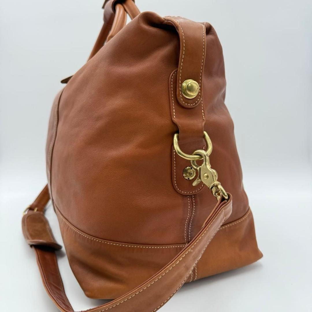 高級　COACH オールドコーチ　レザー　2way ボストンバッグ USA製