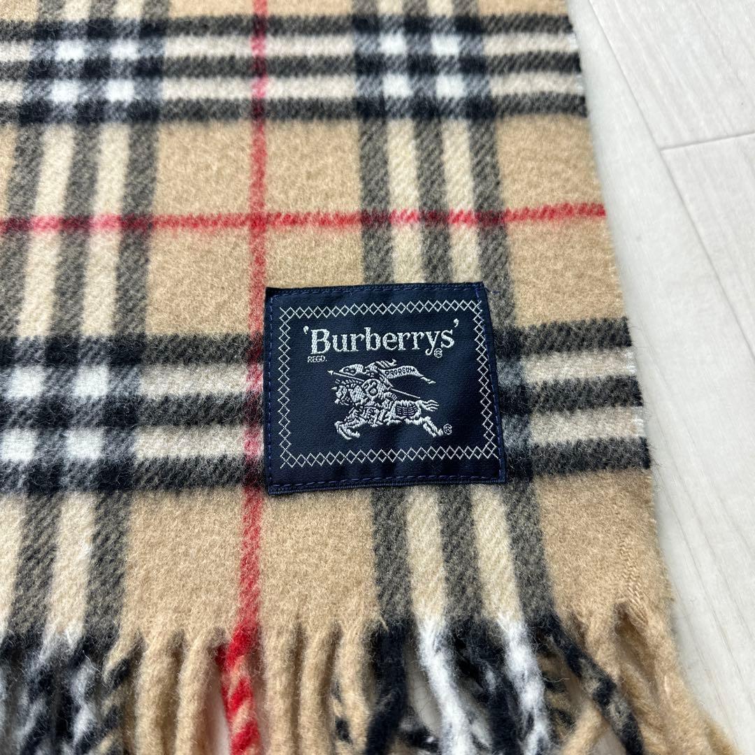 【専用】BURBERRY バーバリーウール100%大判ストール膝掛けノバチェック