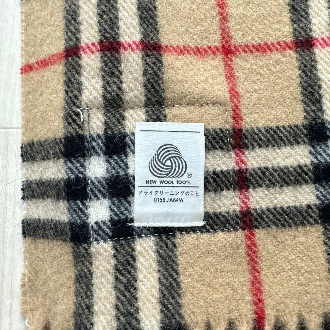 【専用】BURBERRY バーバリーウール100%大判ストール膝掛けノバチェック