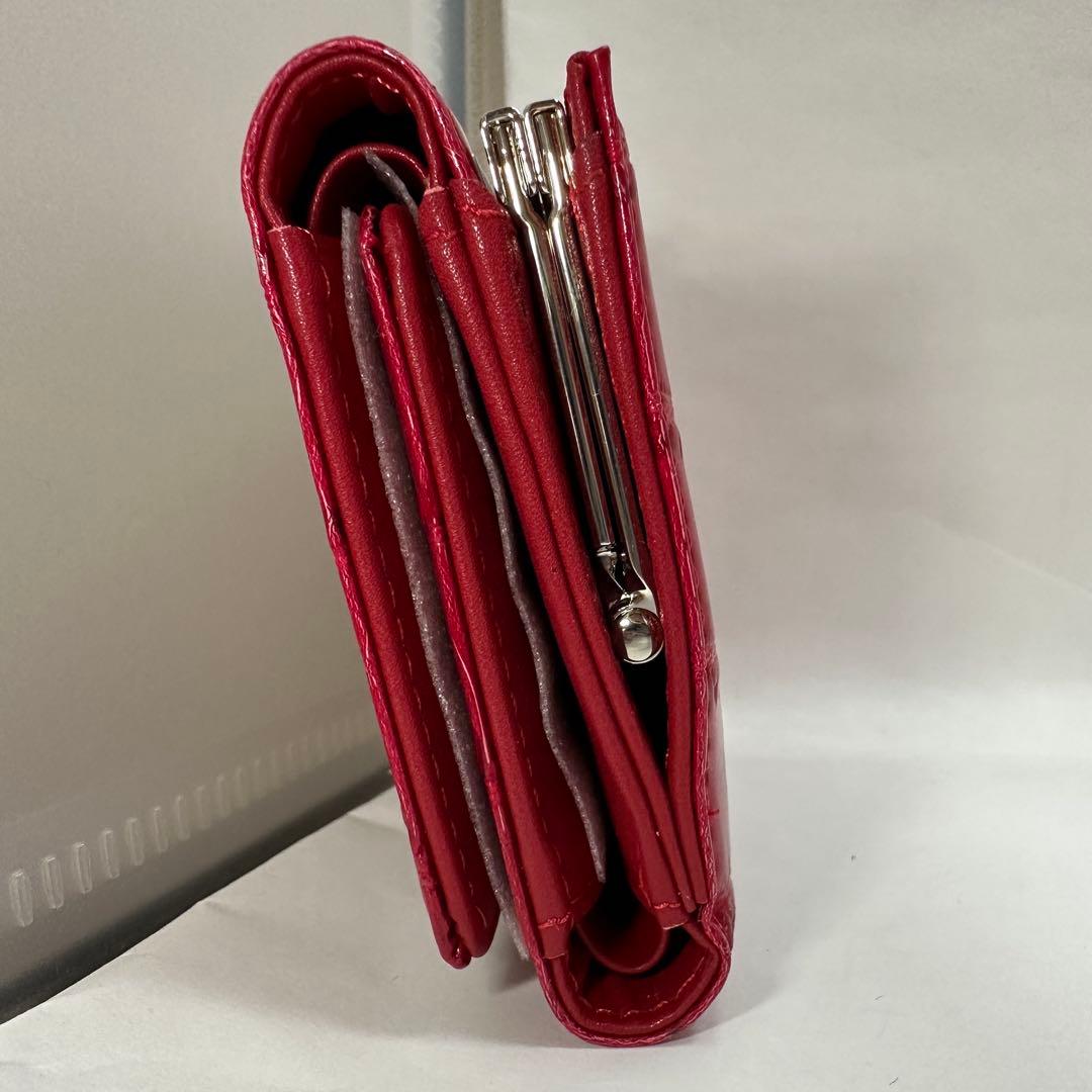 【新品・訳アリ】ヴィヴィアンウエストウッド三つ折り財布 BURGUNDY