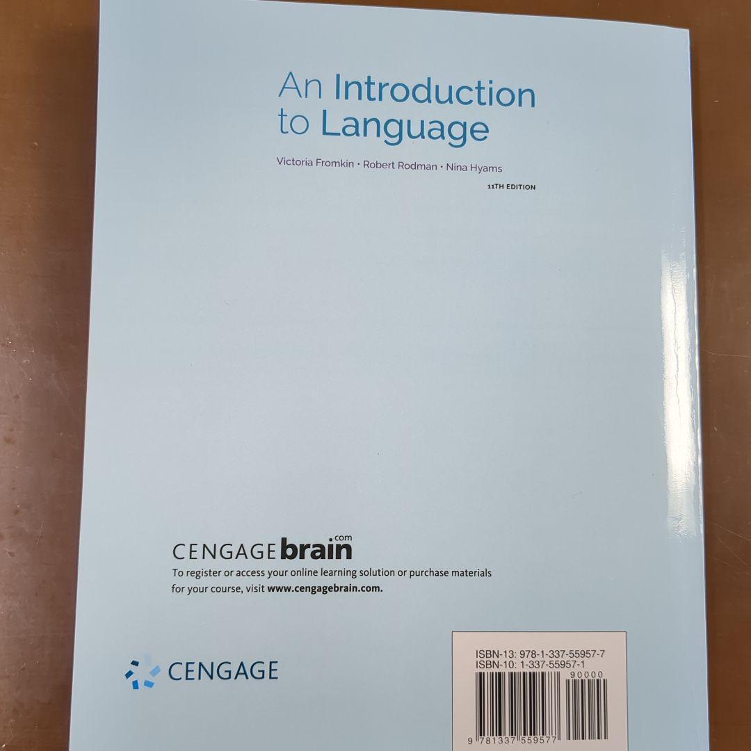 An Introduction to Language 第11版