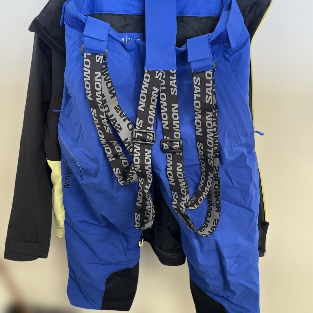 SALOMON ウェアー M 黒/黄/ ブルーパンツ Size M 上下セット