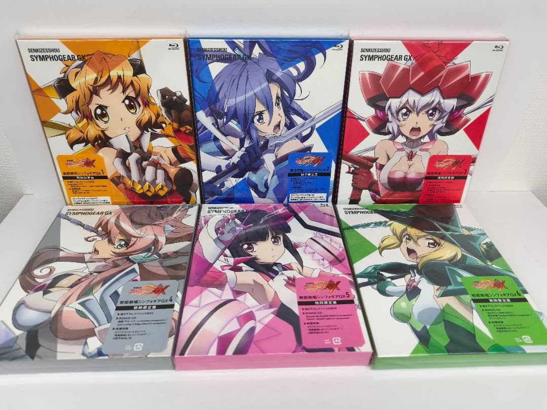 戦姫絶唱シンフォギアGX Blu-ray 全6巻 収納BOX付き