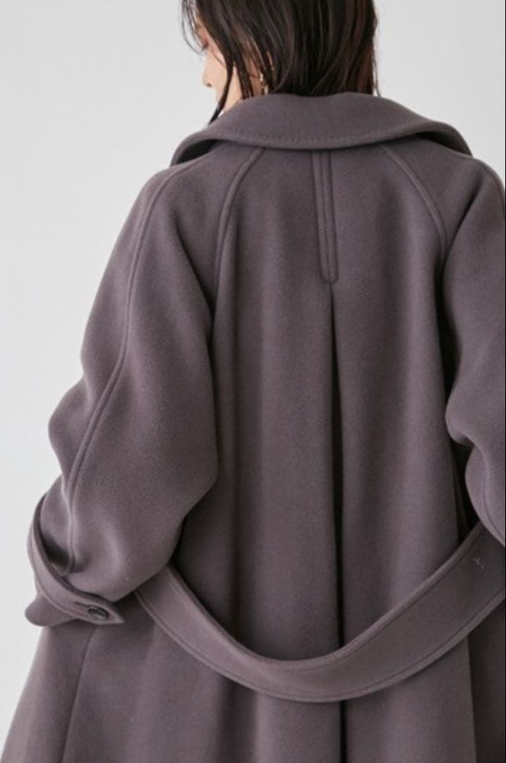 FRAY I.D フレイアイディー バルマカンロングコートM カシミヤ混