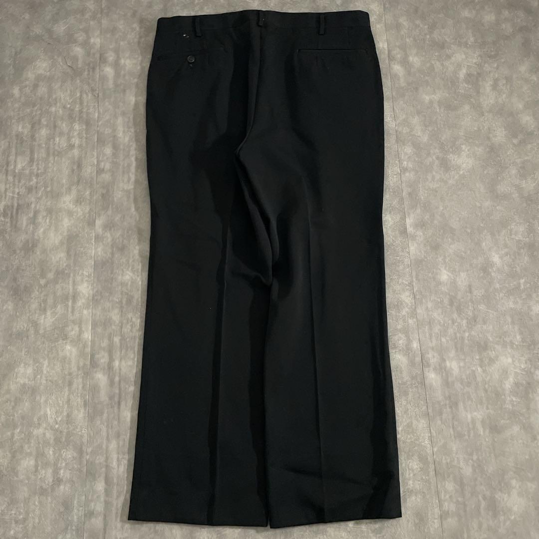 M*u様 【D&Gネクタイ×金ボタン】極上ウールの90s黒ダブルスーツ モードク