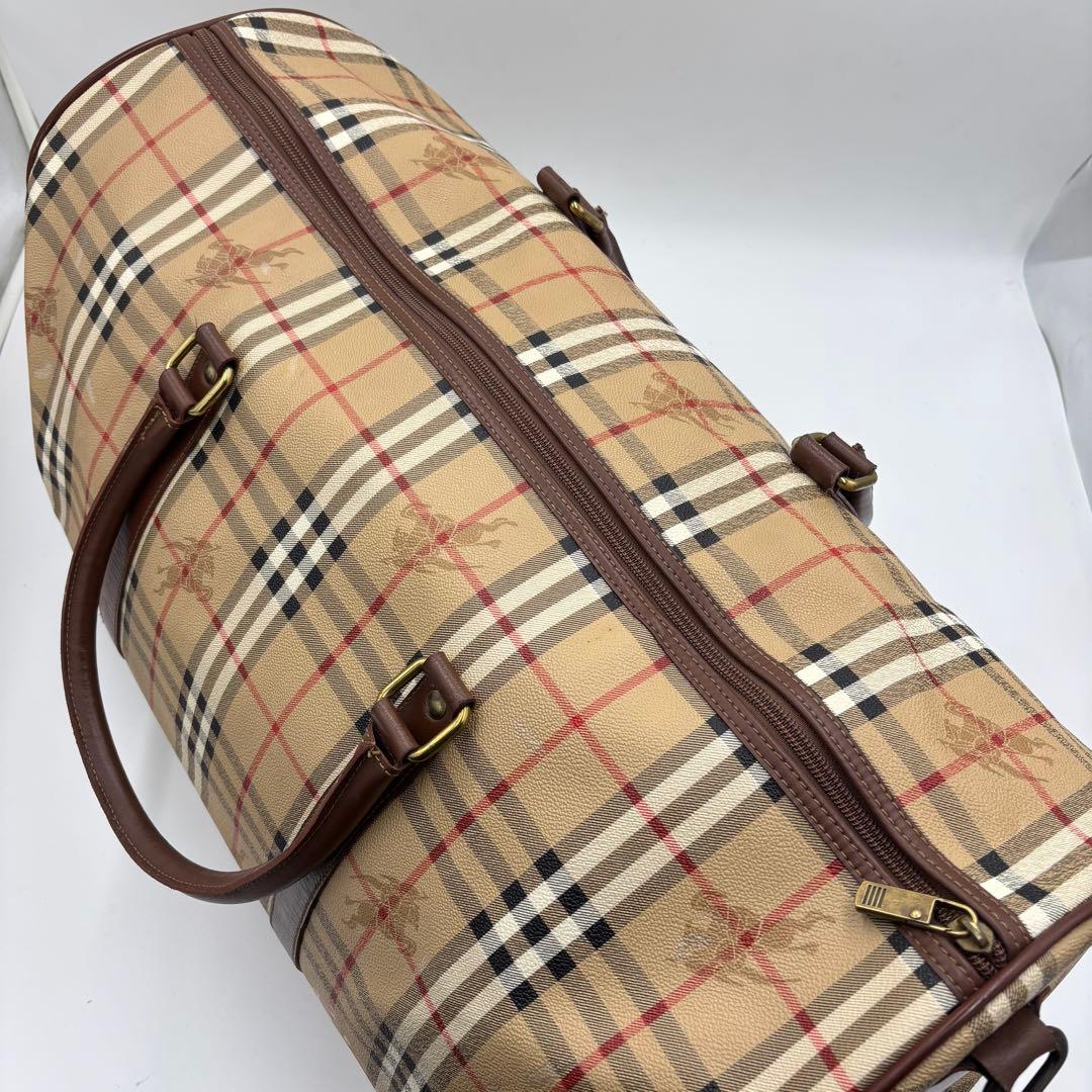 バーバリー ノバチェック 2way レザーボストンバッグ ショルダーバッグ