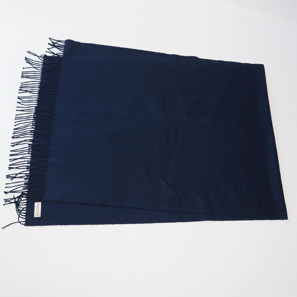 美品 JOHNSTONS OF ELGIN カシミヤ100％ 大判ストール 無地