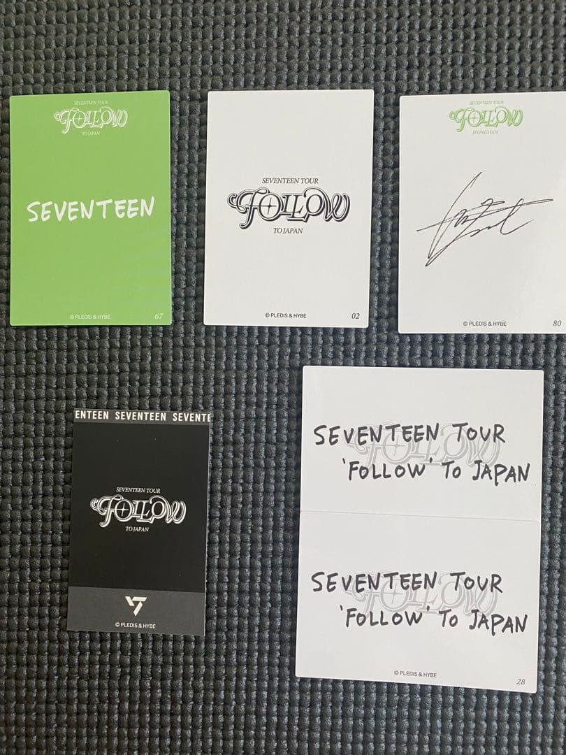 SEVENTEEN FOLLOW TO JAPAN トレカ　チェキ　ジョンハン