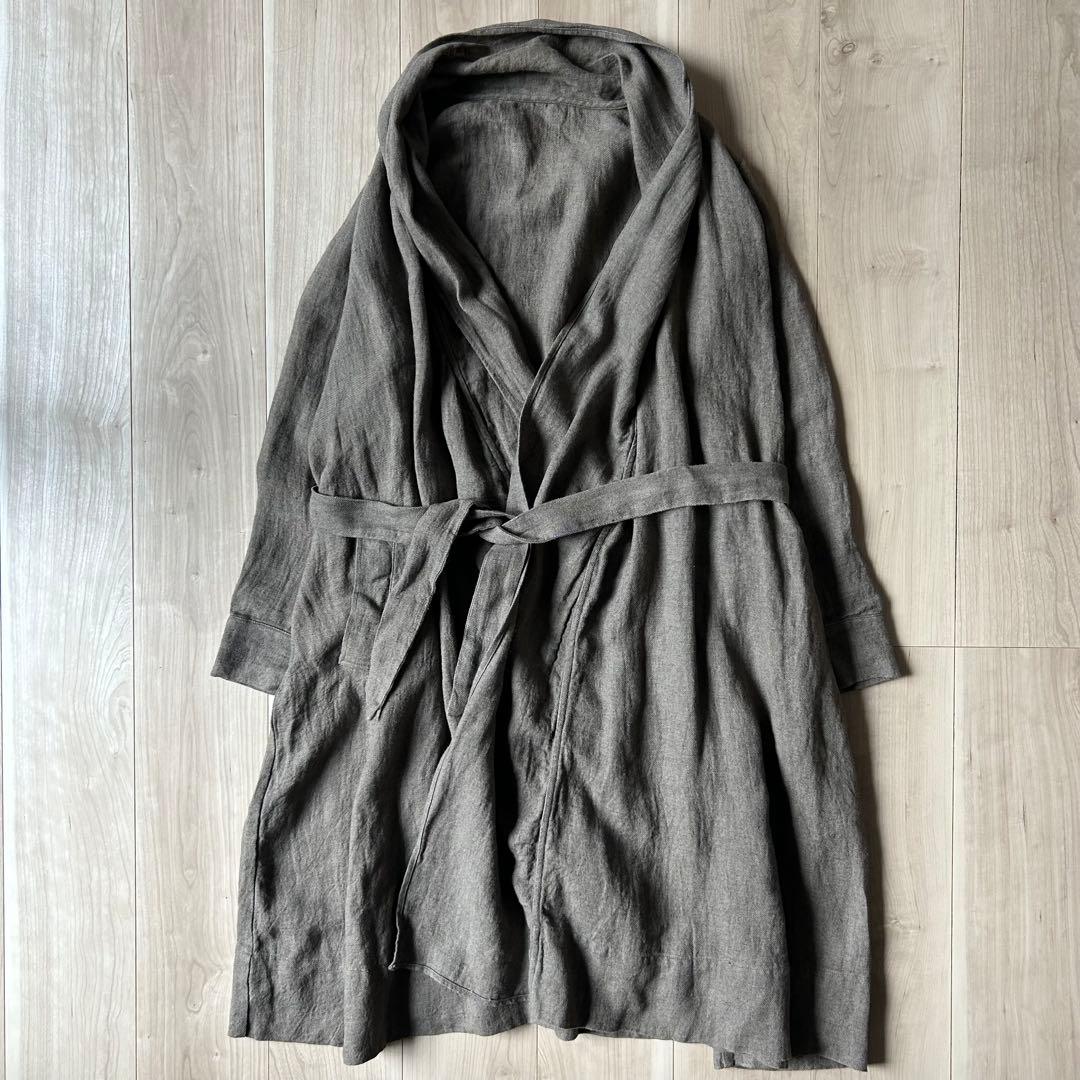 ネストローブ nest Robe リネン ローブコート 硫化染め ガウン