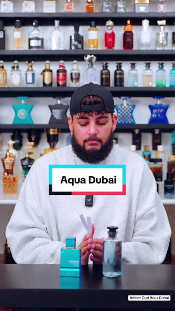香水(男性用) Al Haramain Amber Oud Aqua Dubai 100 ml.