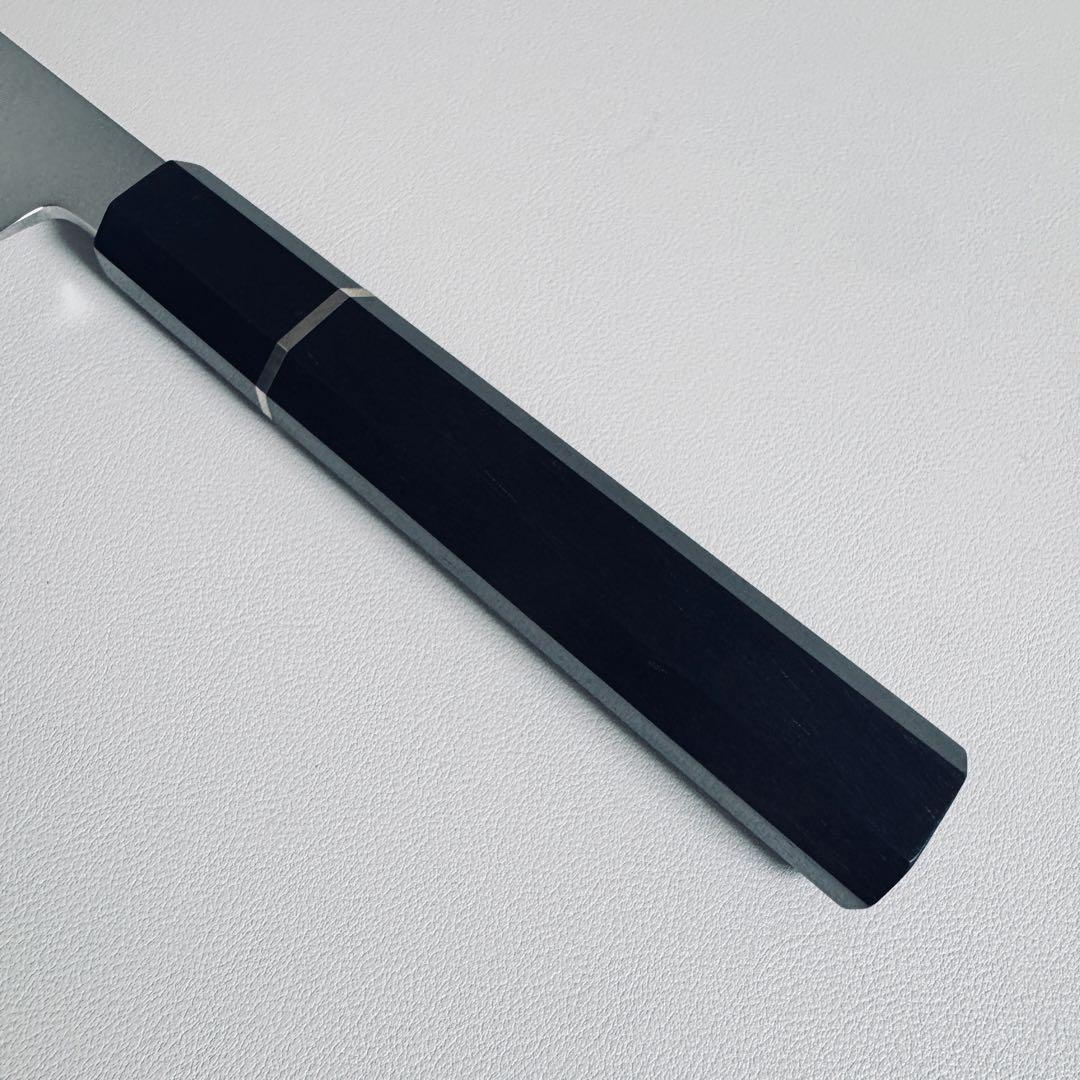 270mm 切付柳刃包丁 本牛角黒檀八角柄 刺身包丁 全鋼　和包丁.