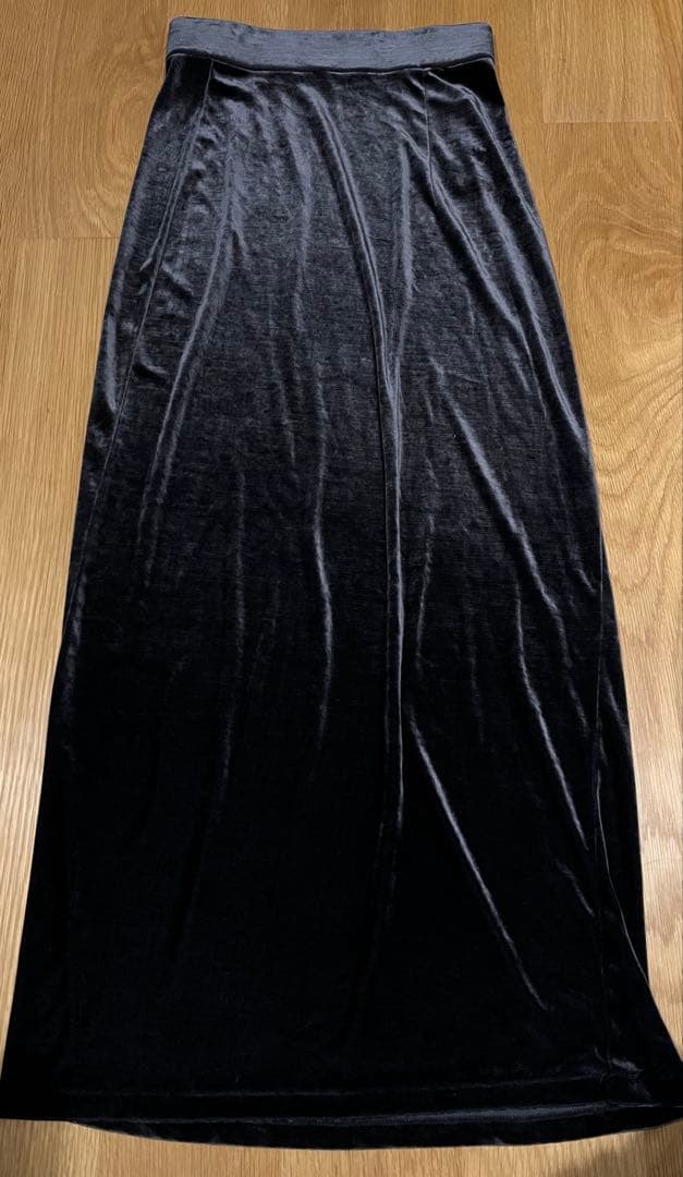 【美品】BACCA inner piece ベロアジャージー ロングスカート