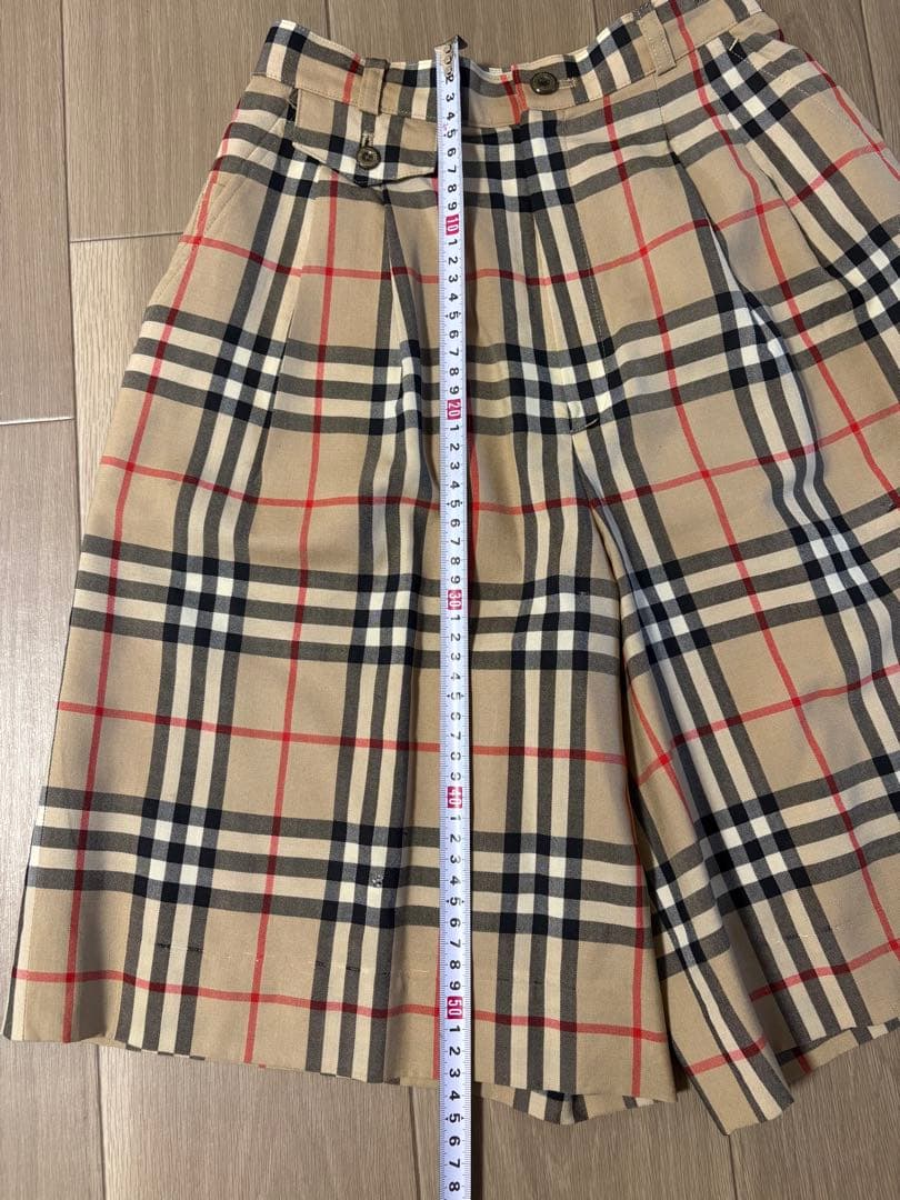 Burberry's バーバリー　チェック柄　ハーフパンツ　キュロット