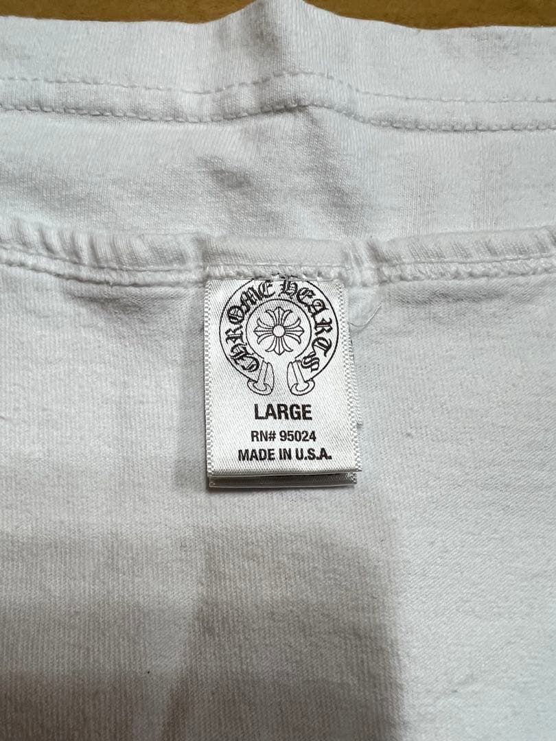 CHROME HEARTS タンクトップ Lサイズ ホワイト　国内正規品