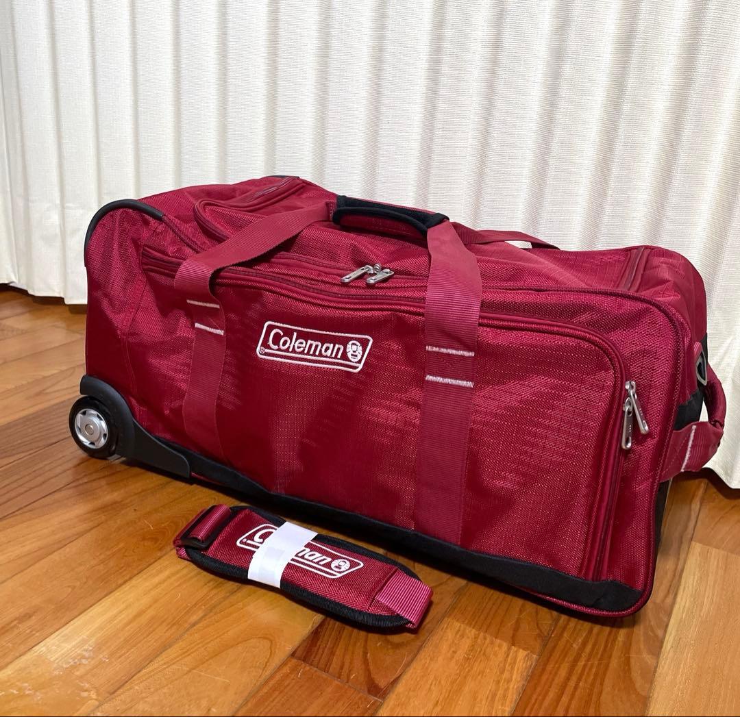 【美品】Coleman コールマン ボストンキャリー バッグ