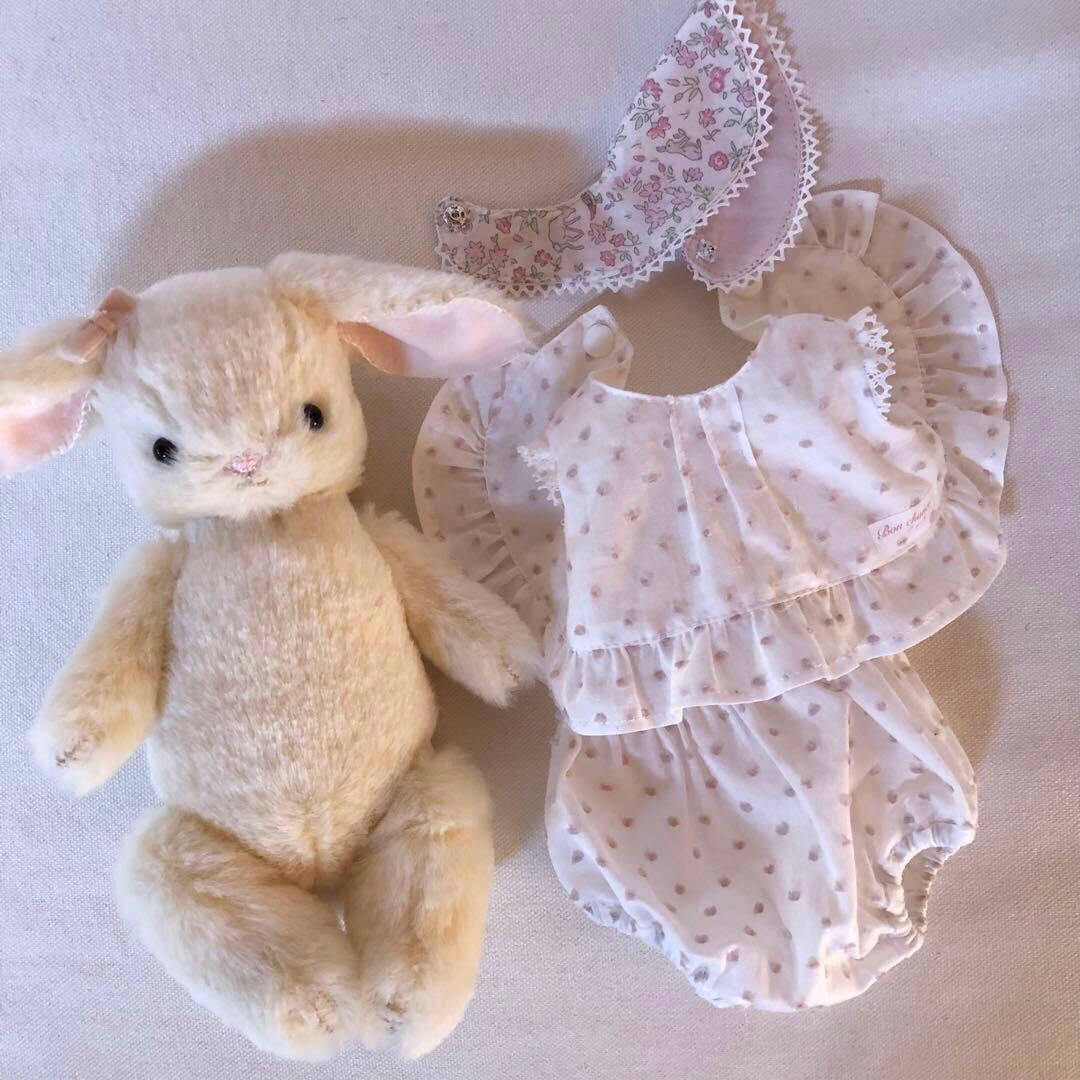 ハンドメイド　ベビーロップちゃん② うさぎのぬいぐるみ