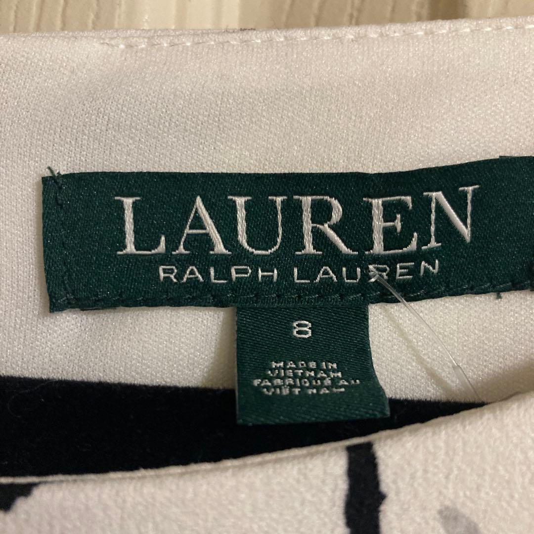 LAUREN RALPH LAUREN フラワープリント ワンピース 8号