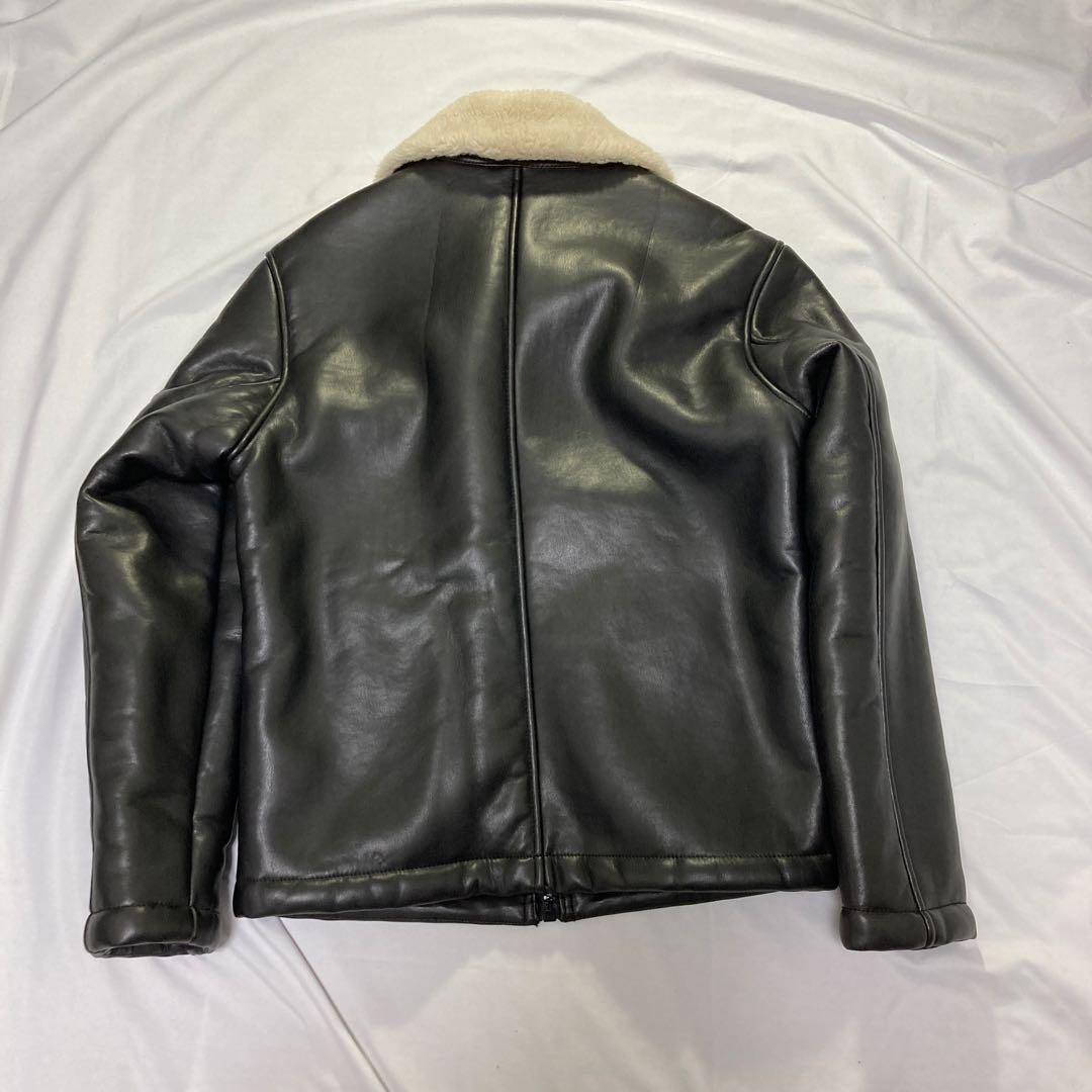 【美品】ZARA B-3 フェイクムートンジャケット フライトジャケット M相当
