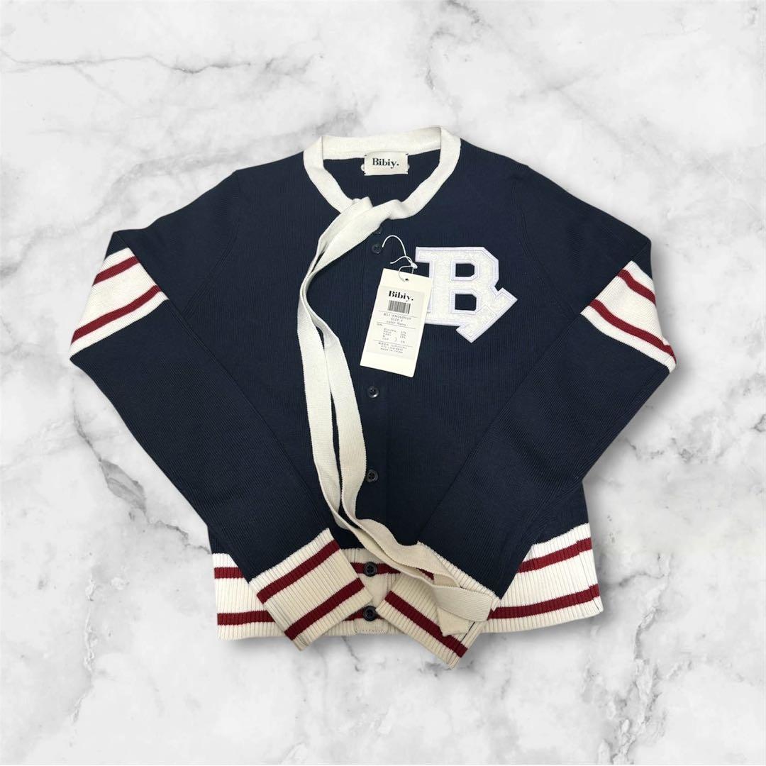 ラスト1点　bibiy B. CLUB TIE CARDIGAN 新品未使用