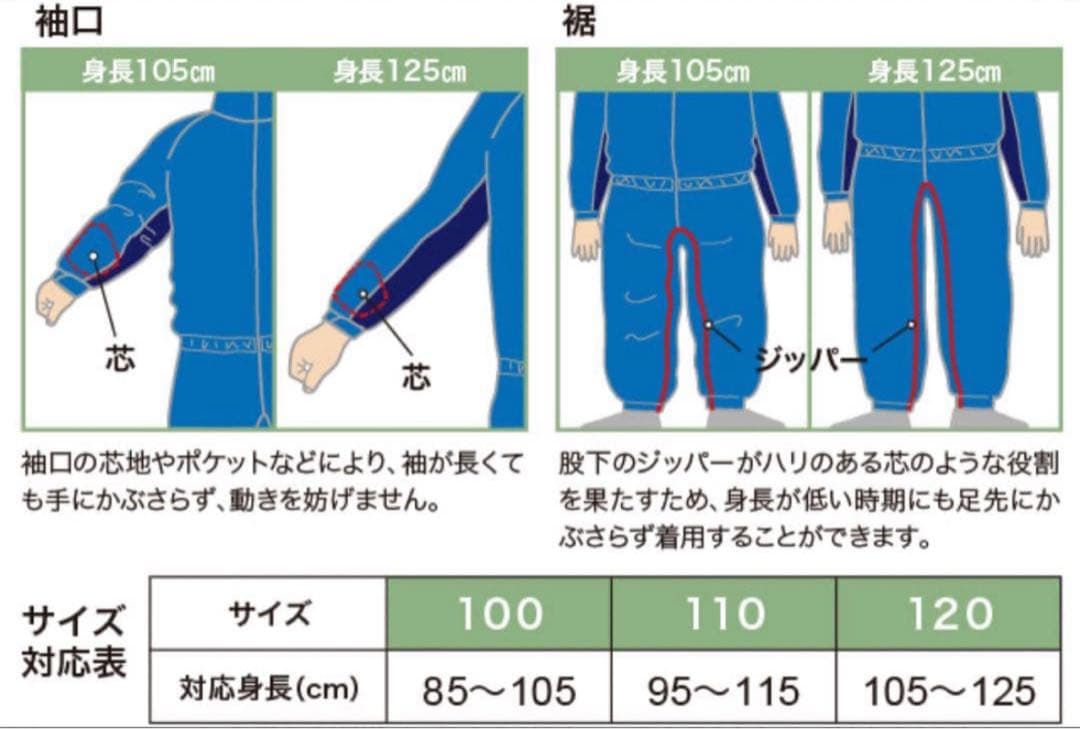 u*5様 mont-bell 子供用 ジャンプスーツ 110サイズ＋ミトン手袋2