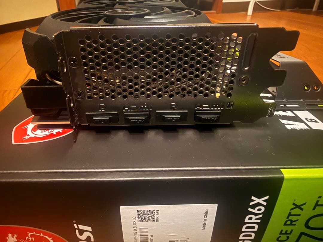 MSI GeForce RTX4070Ti Super 　「中古動作品」