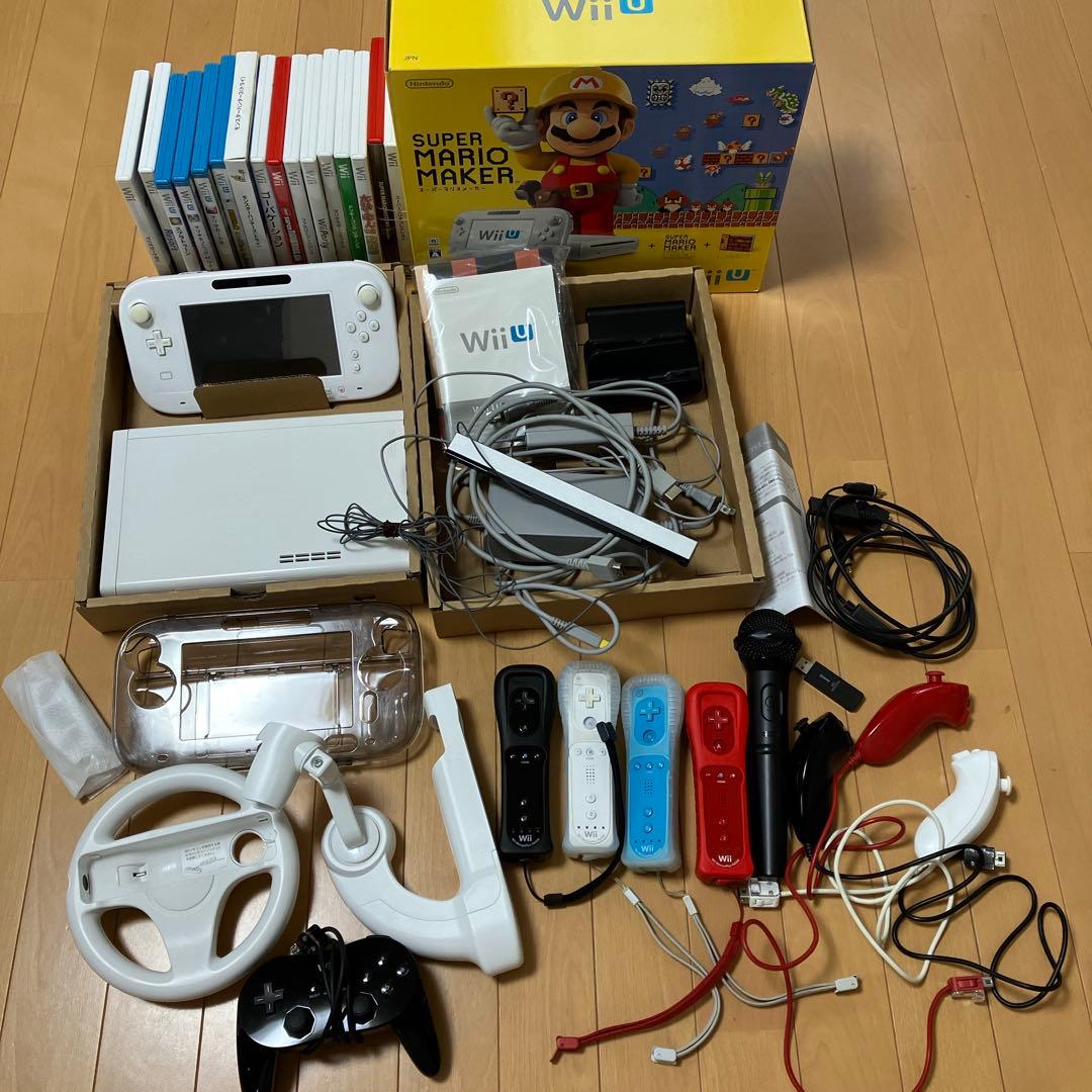 Nintendo Wii U WII U スーパーマリオメーカー セット一式