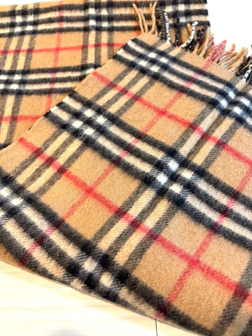Burberrys⭐️バーバリー⭐️マフラー⭐️ノバチェック⭐️カシミヤ100%⭐️英国製