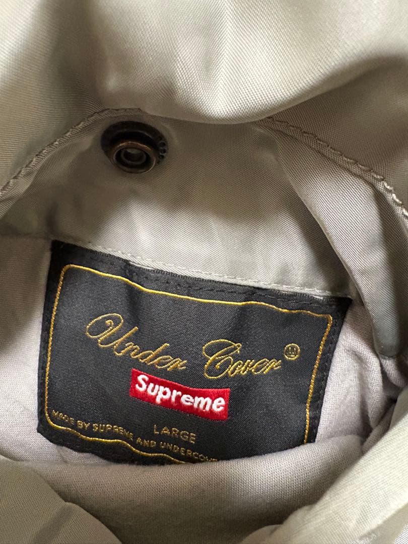 supreme UNDERCOVER MA-1 Lサイズ グレー　限定品