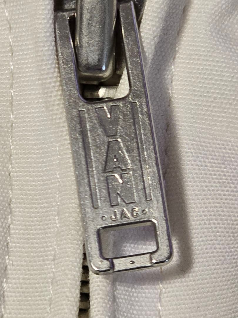 VAN JAC.ジャケット 60周年記念.ロゴ刺繍.サイズM.白