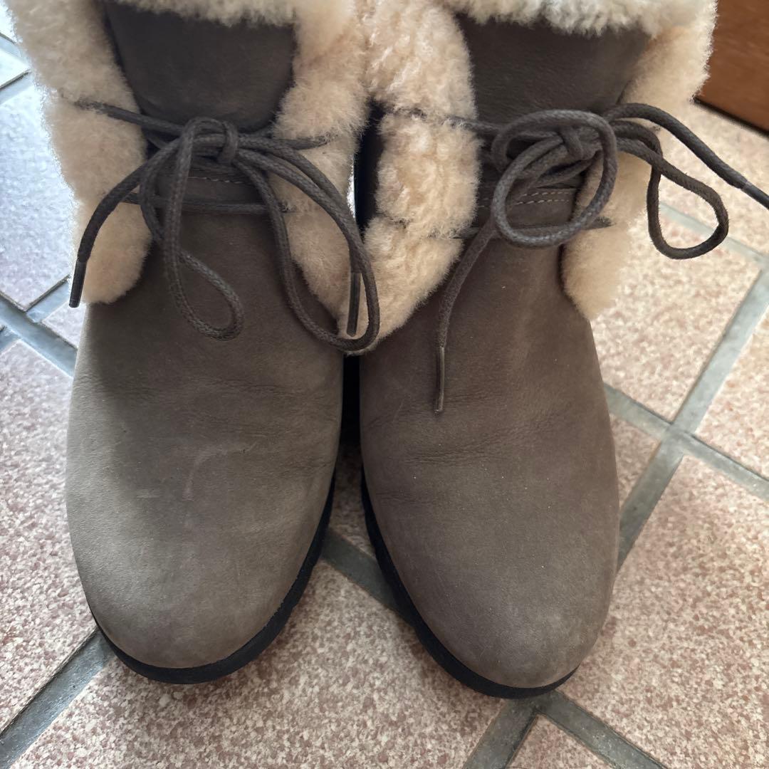 タイムセール❣️美品　UGG ブラウン ムートンブーツ　24.5