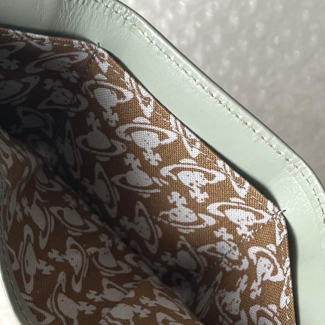 Vivienne Westwood 緑 グリーン 三つ折り財布 オーブ
