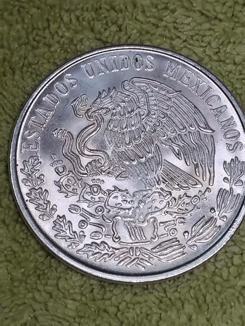 hab035 メキシコ 100ペソ銀貨 ホセモレイロス 1978年