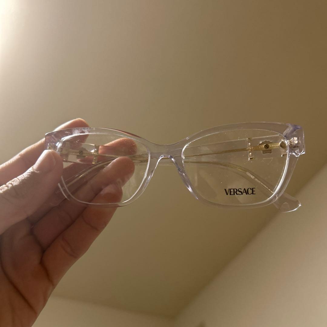 VERSACE】VE3344 148 メデューサ クリア メガネ