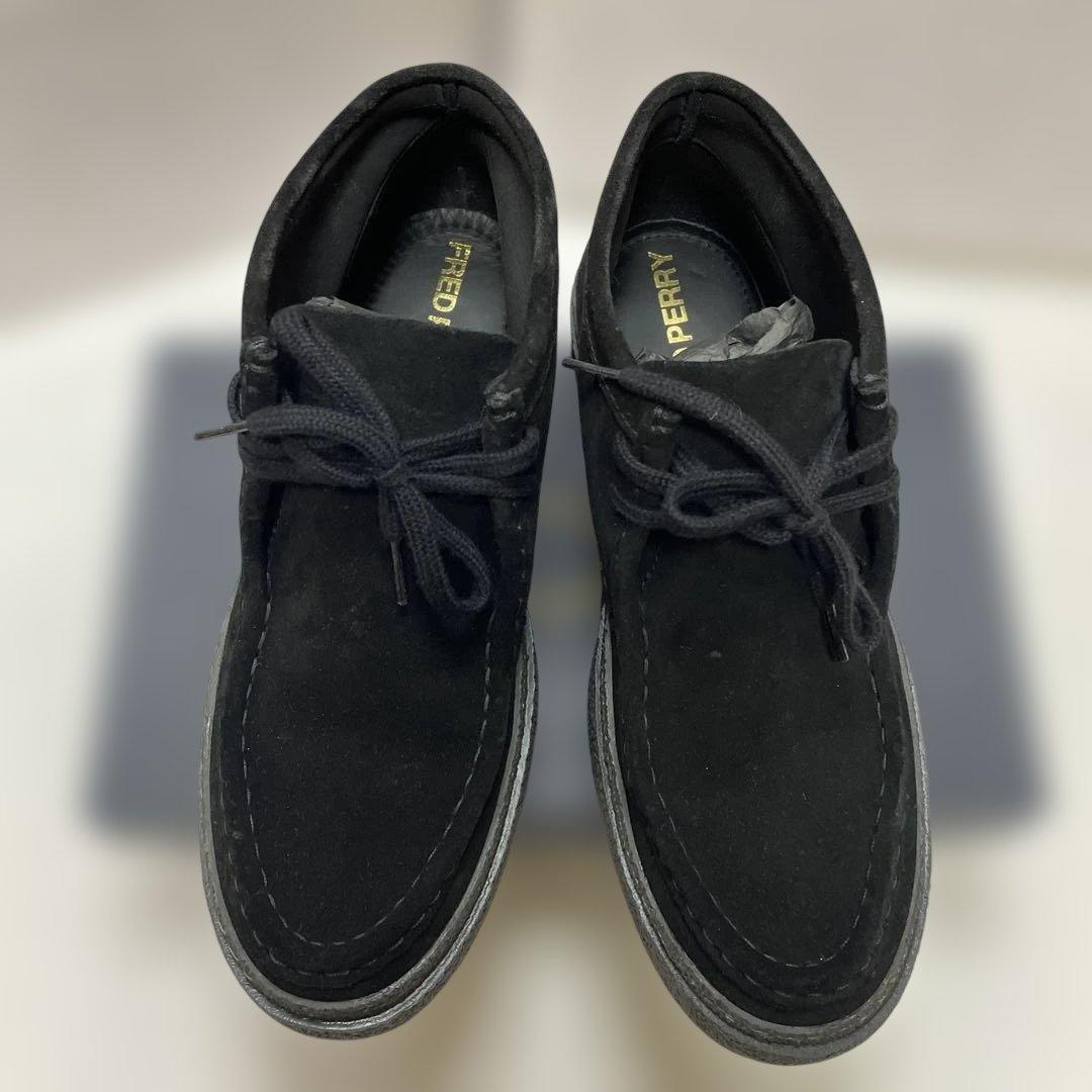 FRED PERRY スエードモカシン 黒