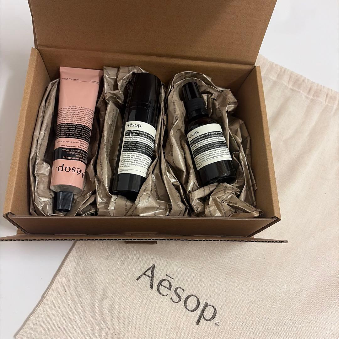 新品　aesop イソップ　ギフト　セット　ハンドクリーム　保湿ミスト　乳液
