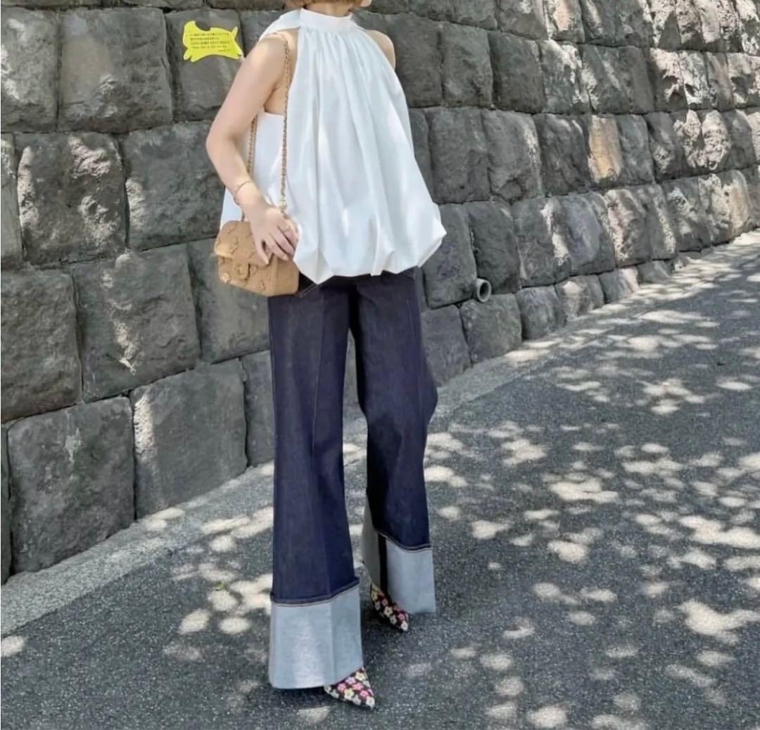 シーニュ cygne ロールアップデニム　Laetitia