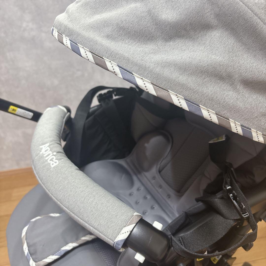 Aprica アップリカ ラクーナエアーコンパクト 限定モデル グレー 軽量