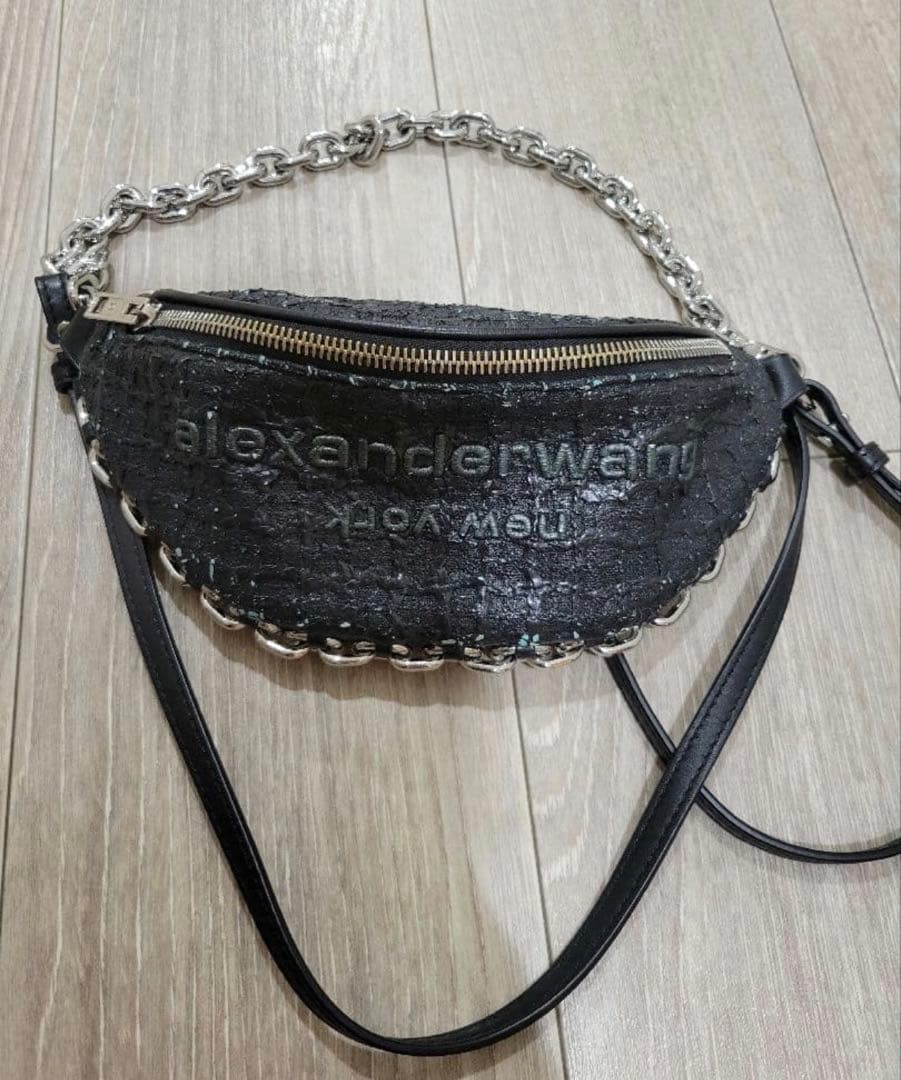 Alexander Wang Atticaツイード ハイブリッド ファニーパック
